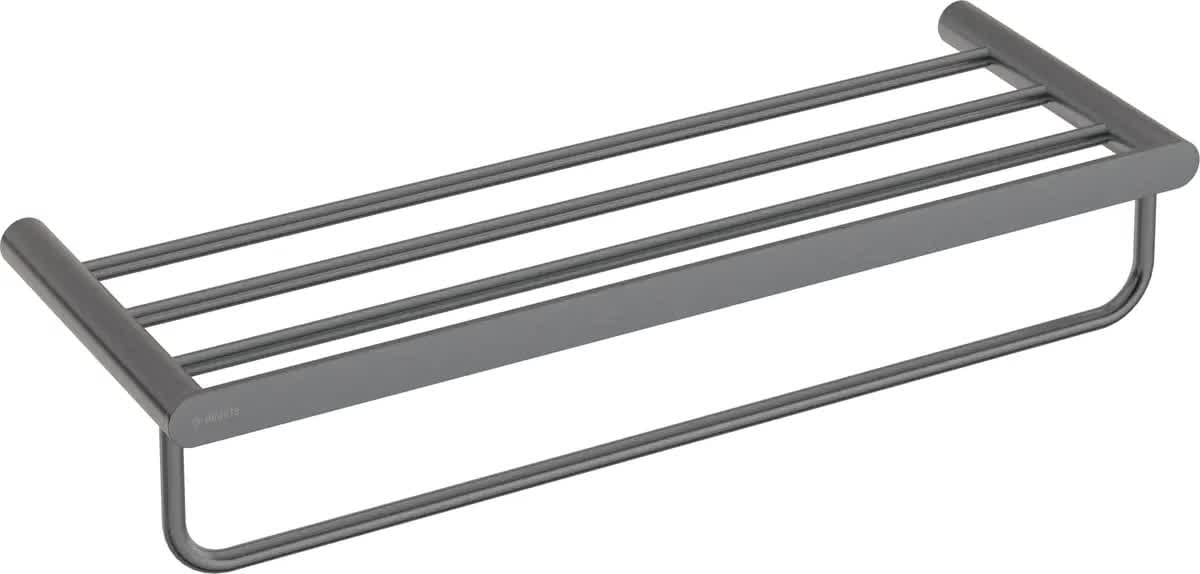 Плитка Deante Round Полка ROUND для полотенец титан  поверхность брашированная
