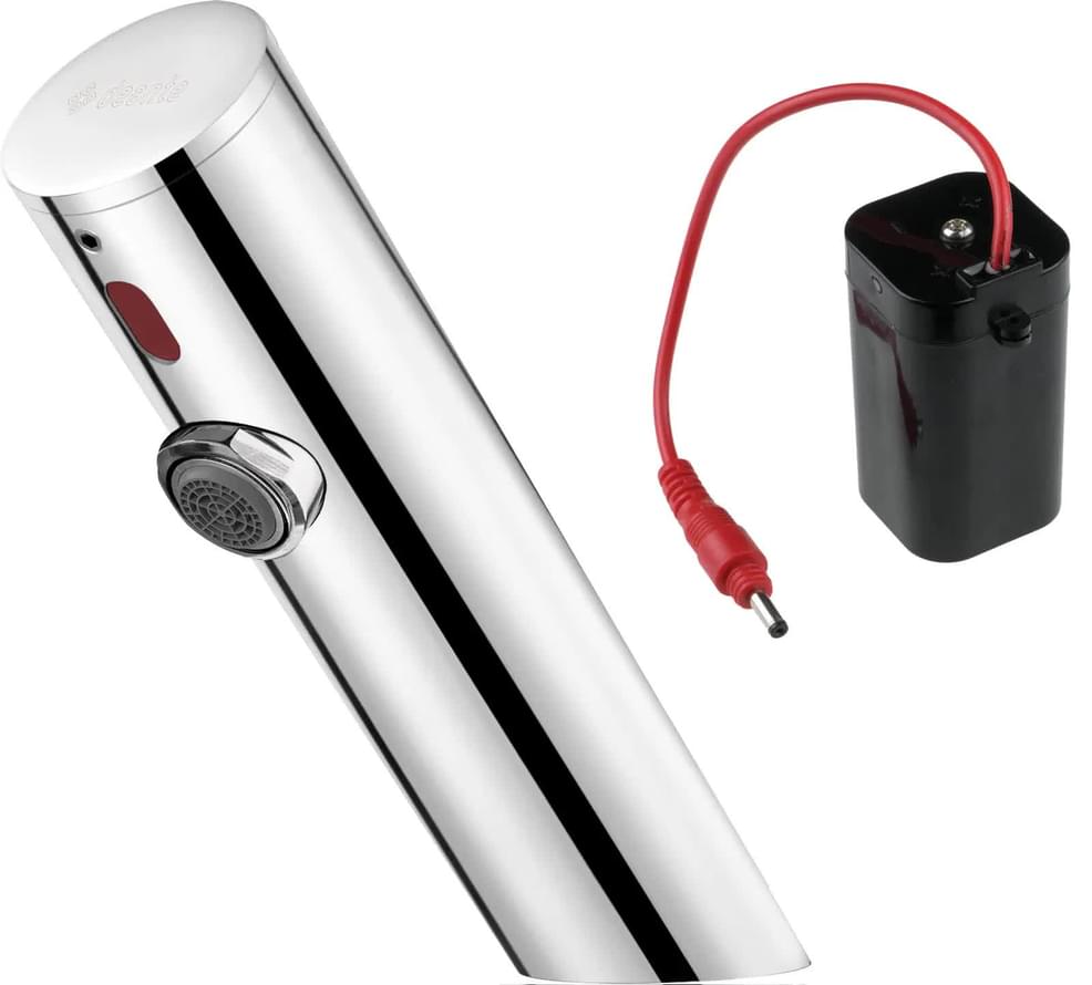 Плитка Deante Sense Смеситель SENSE для раковины сенсорный без регулировки температуры от батареек хром  поверхность глянец