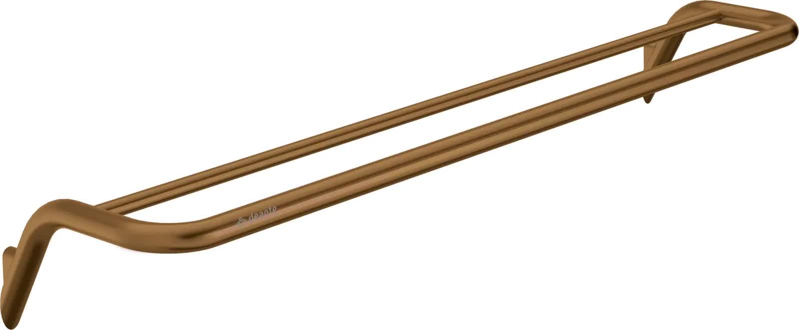 Плитка Deante Silia Держатель SILIA для полотенец двойной 615мм бронза  поверхность брашированная