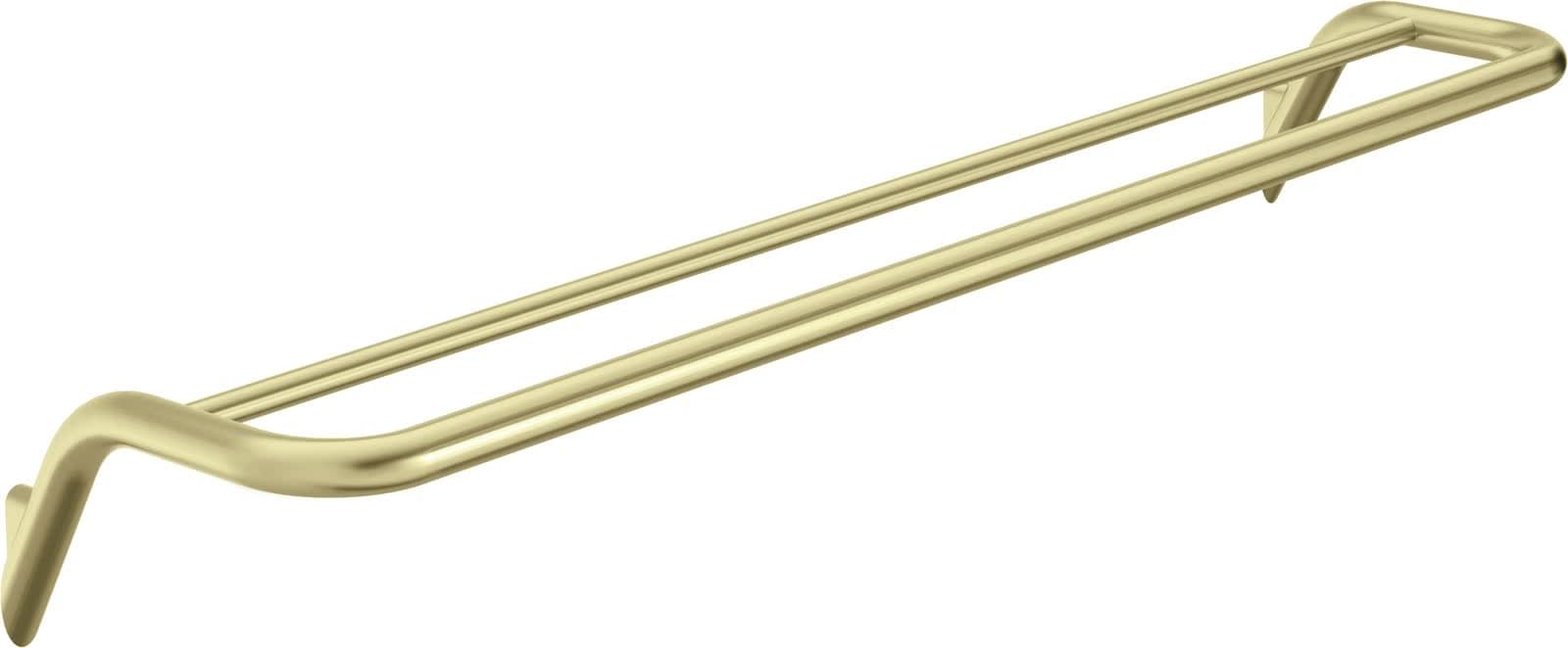 Плитка Deante Silia Держатель SILIA для полотенец двойной 615мм золото матовый  поверхность брашированная