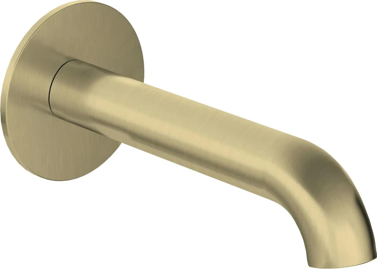 Плитка Deante Silia Излив SILIA для ванны 160мм золото матовый  поверхность брашированная