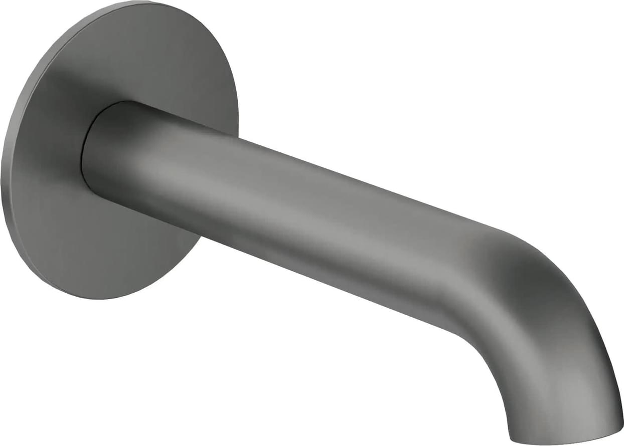 Плитка Deante Silia Излив SILIA для ванны 160мм титан  поверхность матовая