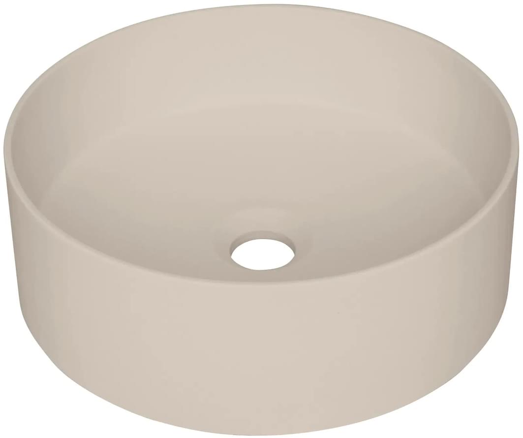 Плитка Deante Silia Раковина SILIA накладная искусственный камень d36 бежевый  поверхность матовая