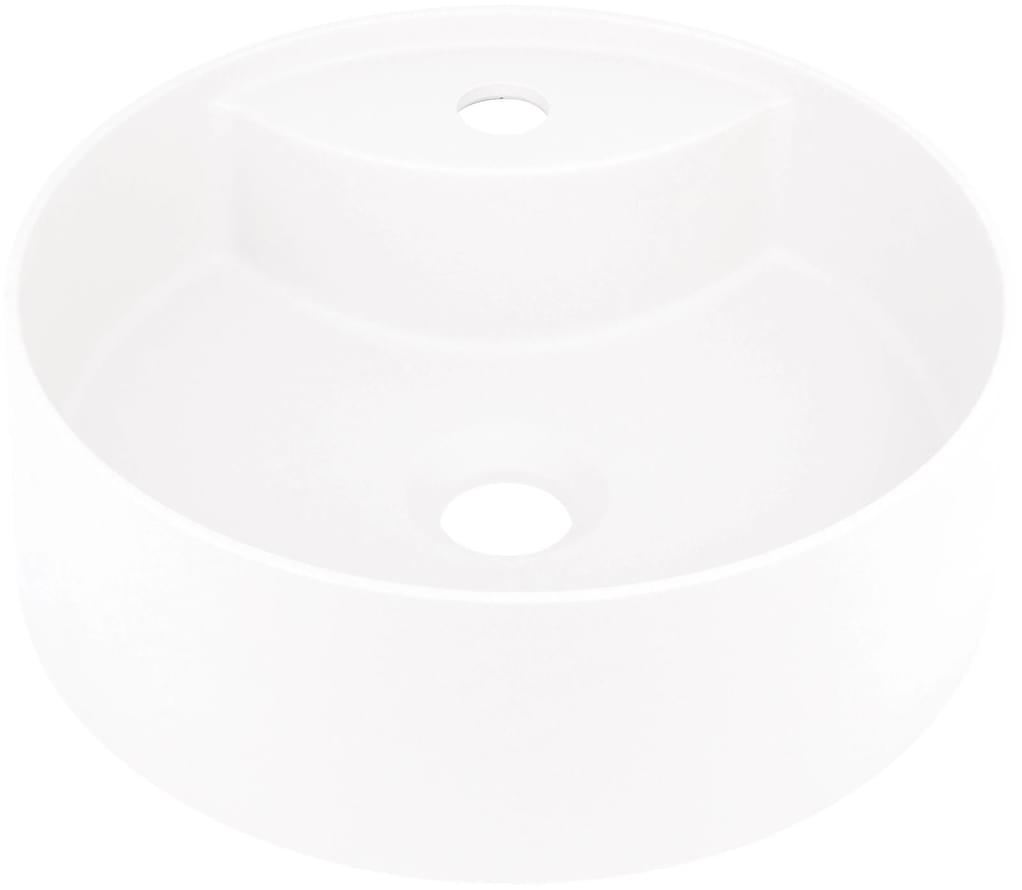 Плитка Deante Silia Раковина накладная SILIA искусственный камень D36 с отверстим под смеситель алебастр  поверхность матовая