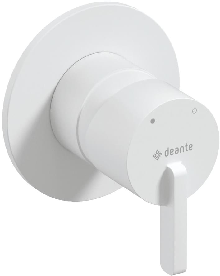 Плитка Deante Silia Смеситель встраиваемый SILIA для душа с внутренней частью белый матовый  поверхность матовая