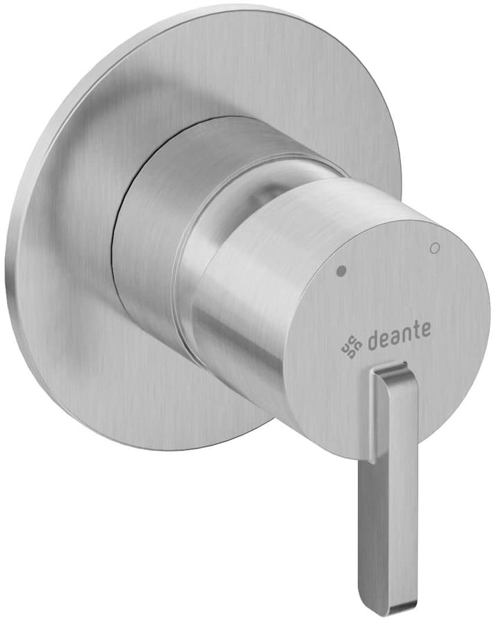 Плитка Deante Silia Смеситель встраиваемый SILIA для душа с внутренней частью сталь  поверхность брашированная