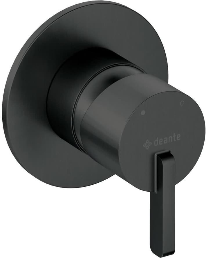 Плитка Deante Silia Смеситель встраиваемый SILIA для душа с внутренней частью черный  поверхность матовая