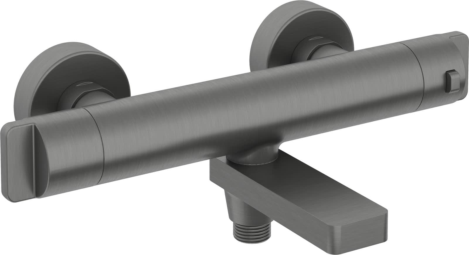 Плитка Deante Therm Смеситель термостатический для ванны титан  поверхность матовая