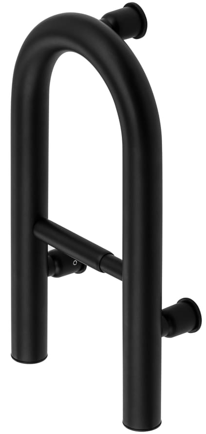 Плитка Deante Vital Поручень на стену VITAL с держателем т/б черный  поверхность матовая