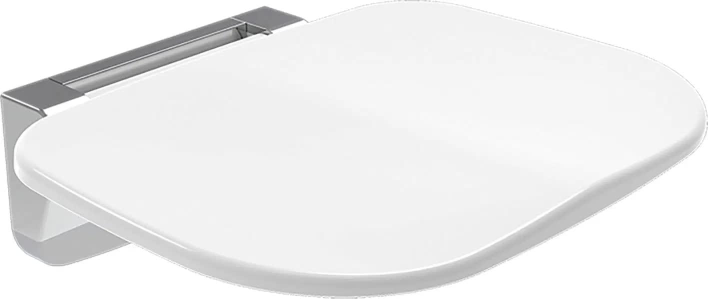 Плитка Deante Vital Сиденье VITAL складное белый/хром  поверхность матовая