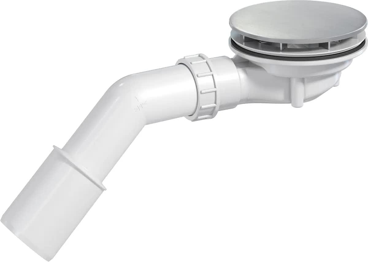 Плитка Deante Сливные Системы Сифон EASY-CLEAN для поддона D90 сталь брашированная  поверхность 