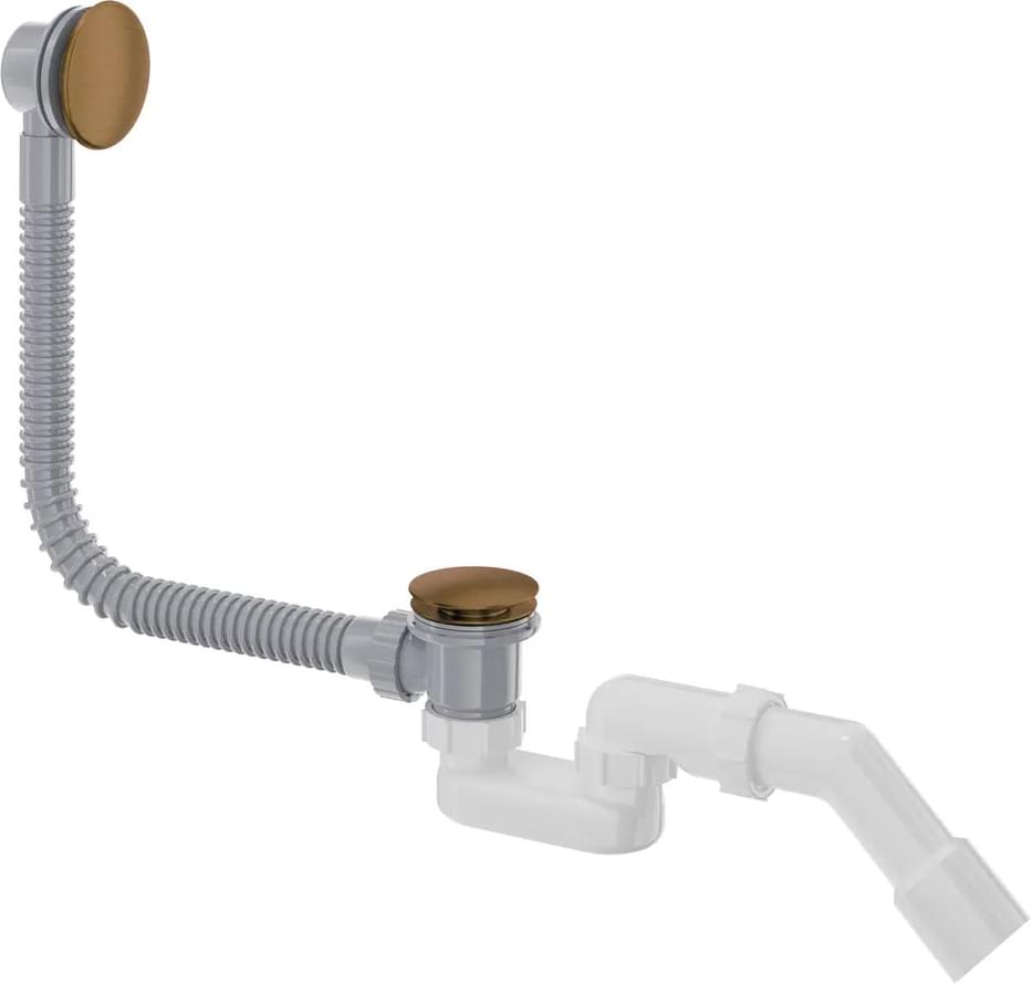 Плитка Deante Сливные Системы Сифон для ванны Сlick-Сlack 60 см бронза брашированная  поверхность 