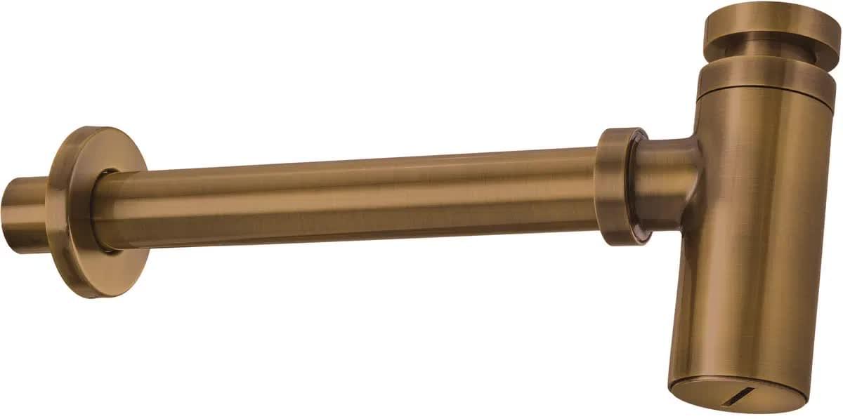 Плитка Deante Сливные Системы Сифон для раковины круглый бронза брашированная  поверхность 