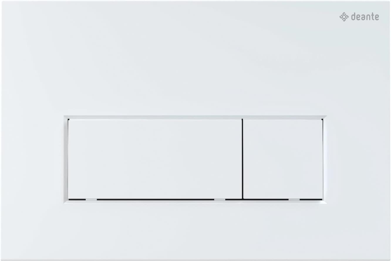 Плитка Deante Смывные Клавиши Plastic Клавиша для инсталляции SLIM MODEL 1 белый матовый  поверхность матовая