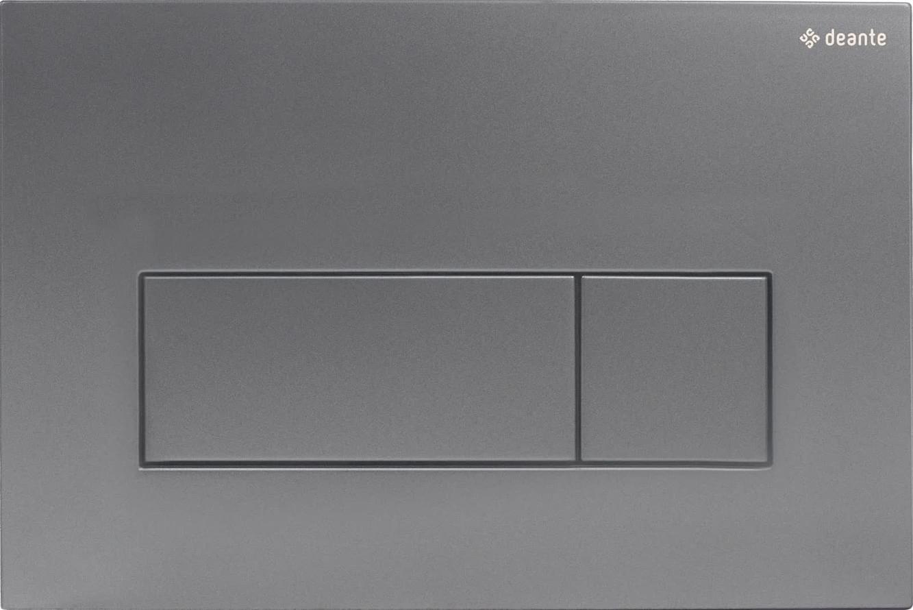 Плитка Deante Смывные Клавиши Plastic Клавиша для инсталляции SLIM MODEL 1 титан  поверхность матовая