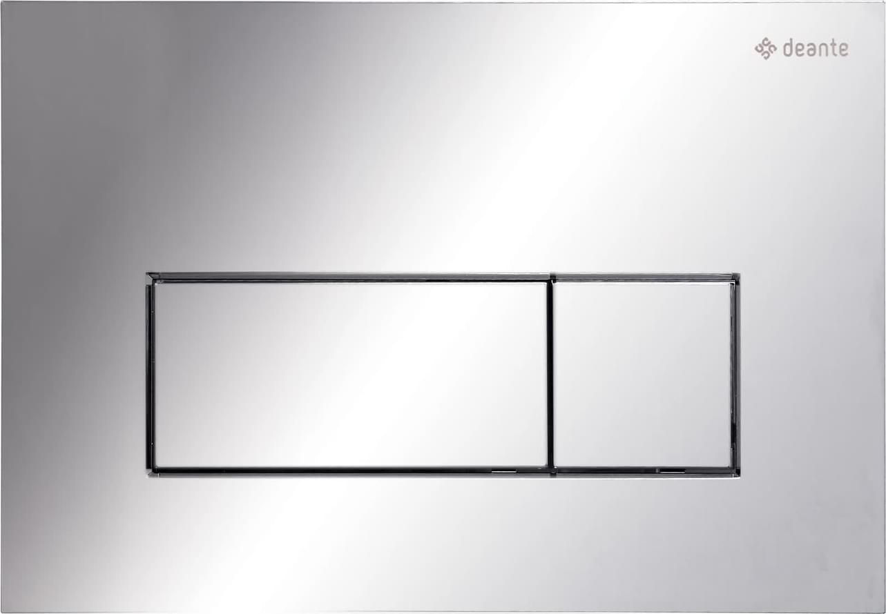 Плитка Deante Смывные Клавиши Plastic Клавиша для инсталляции SLIM MODEL 1 хром  поверхность глянец