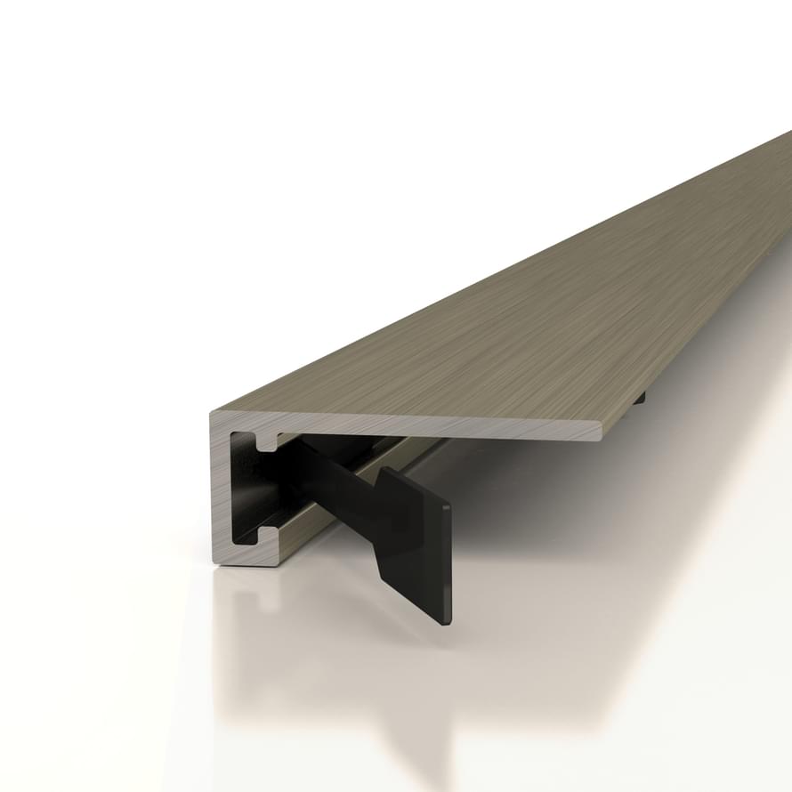 Плинтус Decaro Engineering Микроплинтус M15A Bronze Brush 0x200 см поверхность матовая