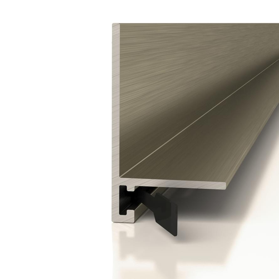 Плинтус Decaro Engineering Микроплинтус ML15A Bronze Brush 0x200 см поверхность матовая