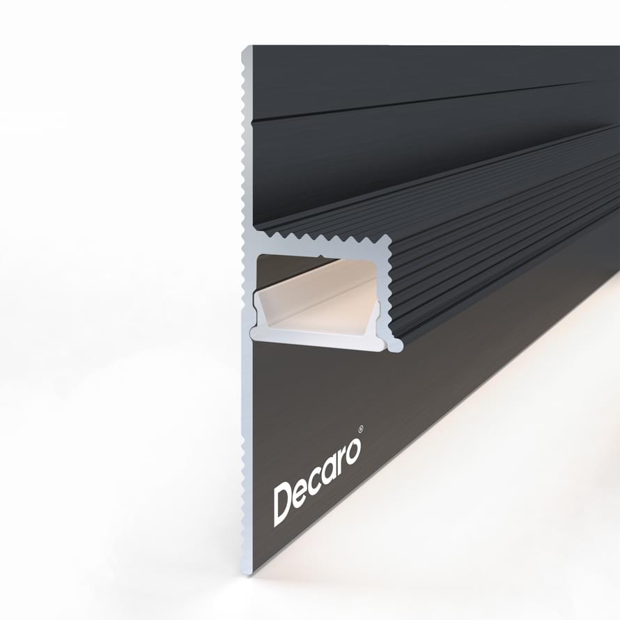Decaro Engineering Теневой Профиль D003A Black 0x200 см поверхность матовая