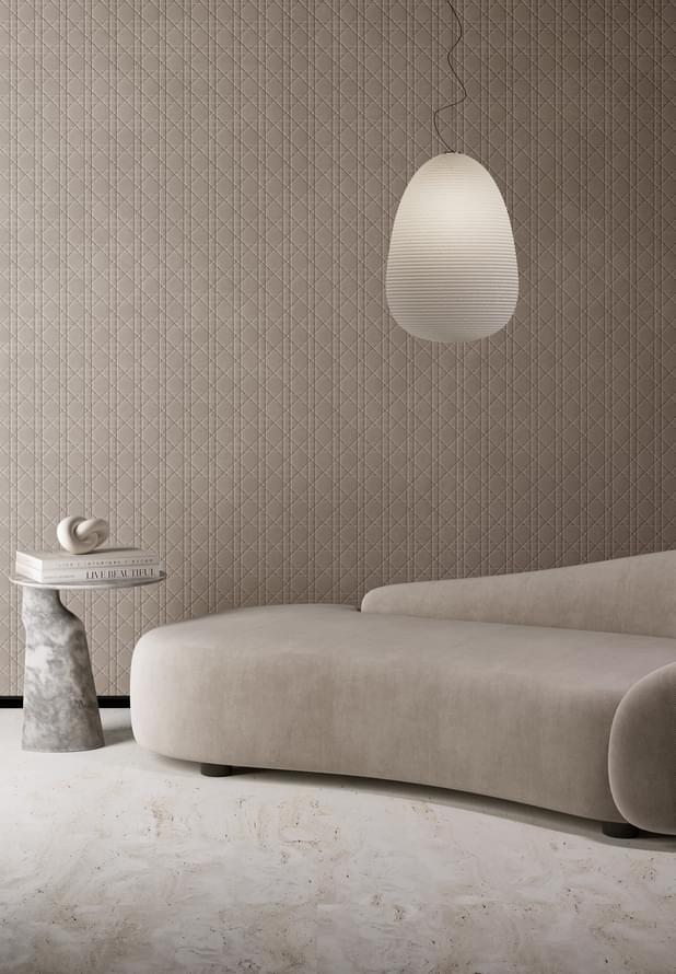 обои фабрики Decaro Wallcoverings коллекция Volume Touch Cannage