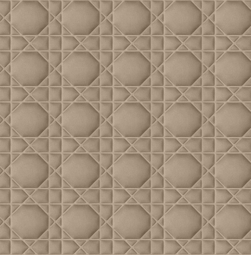 Decaro Wallcoverings Volume Touch Cannage TDI012 15м x 125см поверхность матовая, рельефная