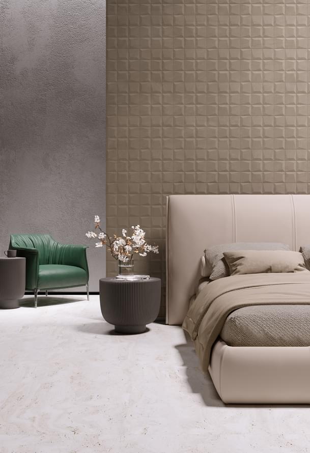 обои фабрики Decaro Wallcoverings коллекция Volume Touch Tiles