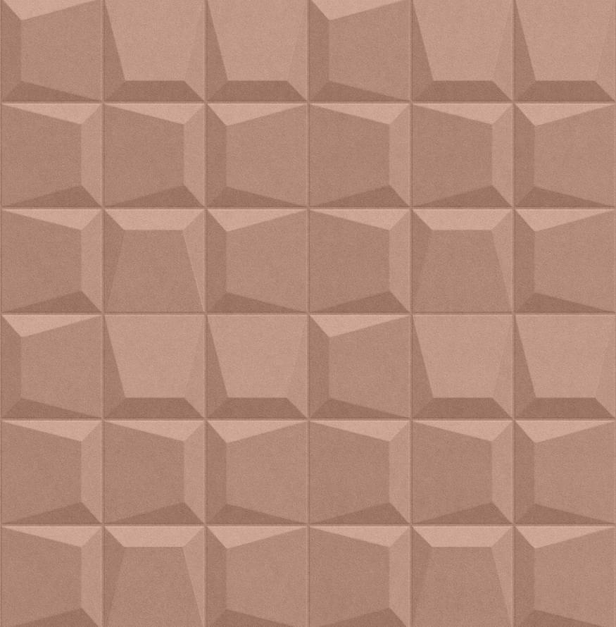 Decaro Wallcoverings Volume Touch Tiles TSQ002 15м x 116см поверхность матовая, рельефная