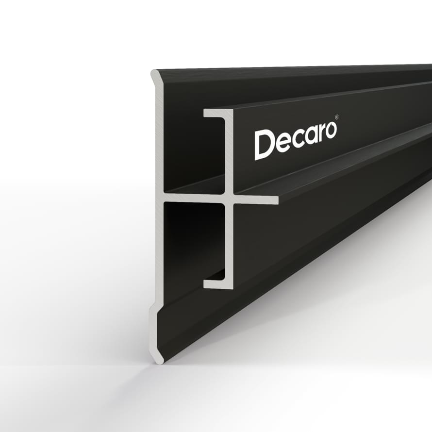 Decaro Wallpanels Профиль D1181 Соединительный Профиль Черный 2.15x300 см поверхность матовая