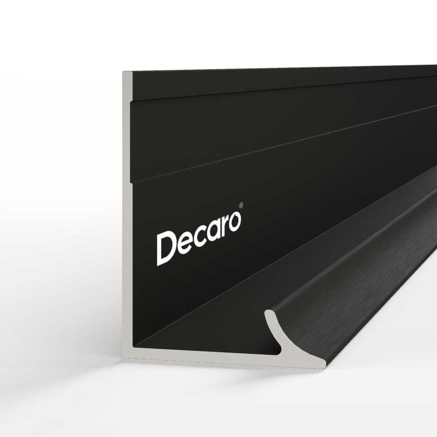 Decaro Wallpanels Профиль D1184 Угловой Профиль Черный 1.81x300 см поверхность матовая