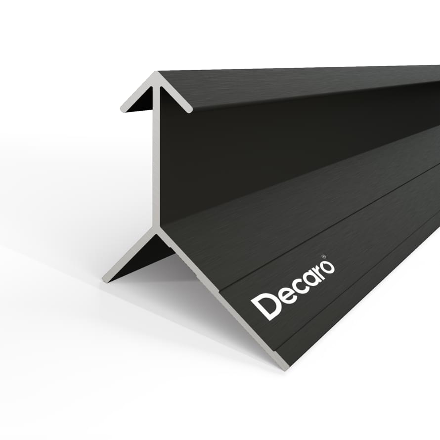 Decaro Wallpanels Профиль D1185 Угловой Профиль Черный 2.7x300 см поверхность матовая