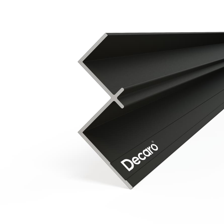 Decaro Wallpanels Профиль D1186 Угловой Профиль Черный 1.8x300 см поверхность матовая