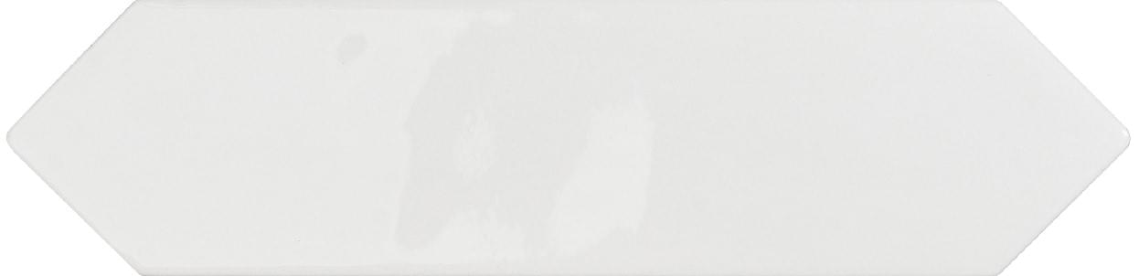 Плитка Decocer Picket Bianco 7.5x30 см, поверхность глянец