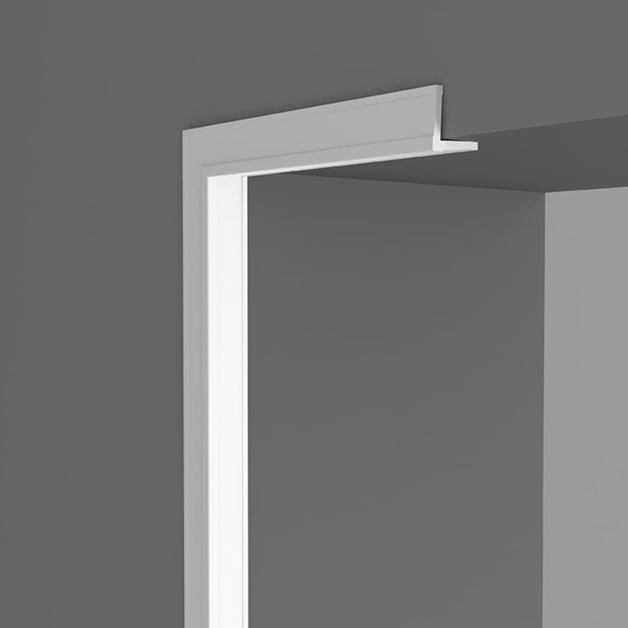 Decomaster White Line D006-115 Молдинг Угловой 200x2.2x2.2 см поверхность матовая