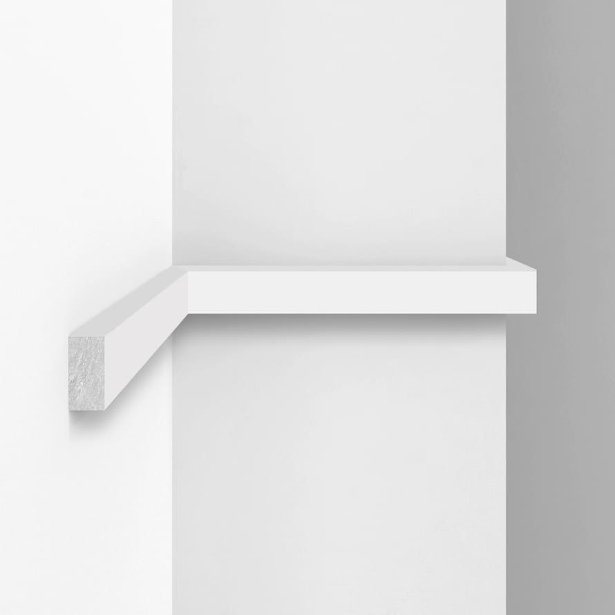 Decomaster White Line D047-115 Молдинг 290x2x1 см поверхность матовая