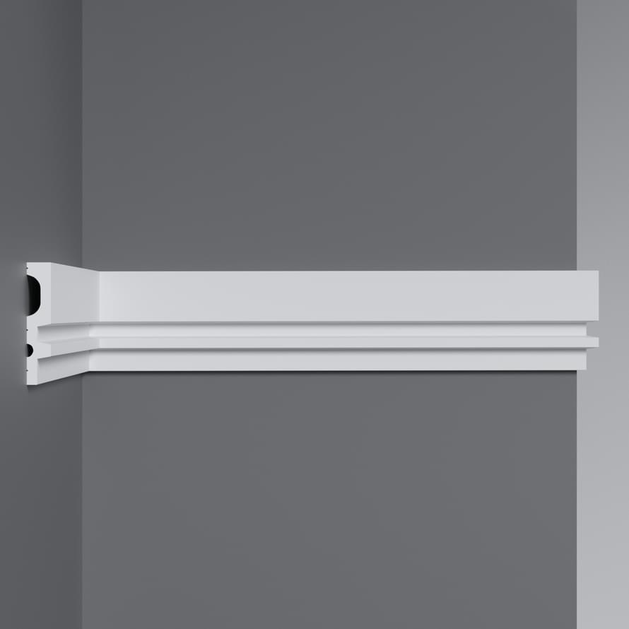 Decomaster Дюропрофиль Молдинг D318-1 290x6.1 см поверхность матовая