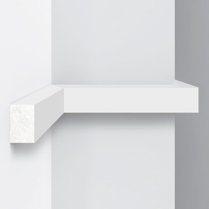 Decomaster Дюропрофиль Молдинг Гладкий D049 200x5 см поверхность матовая