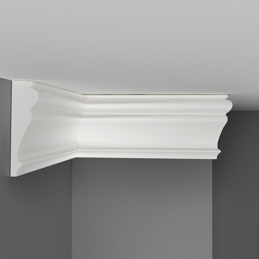 Decomaster Дюропрофиль Молдинг Гладкий D152 200x8.5 см поверхность матовая