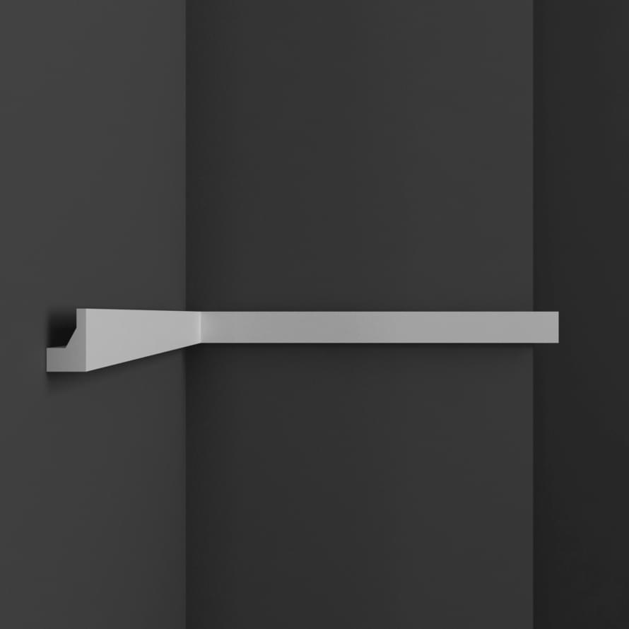 Decomaster Дюропрофиль Молдинг Гладкий D507 200x2.5 см поверхность матовая