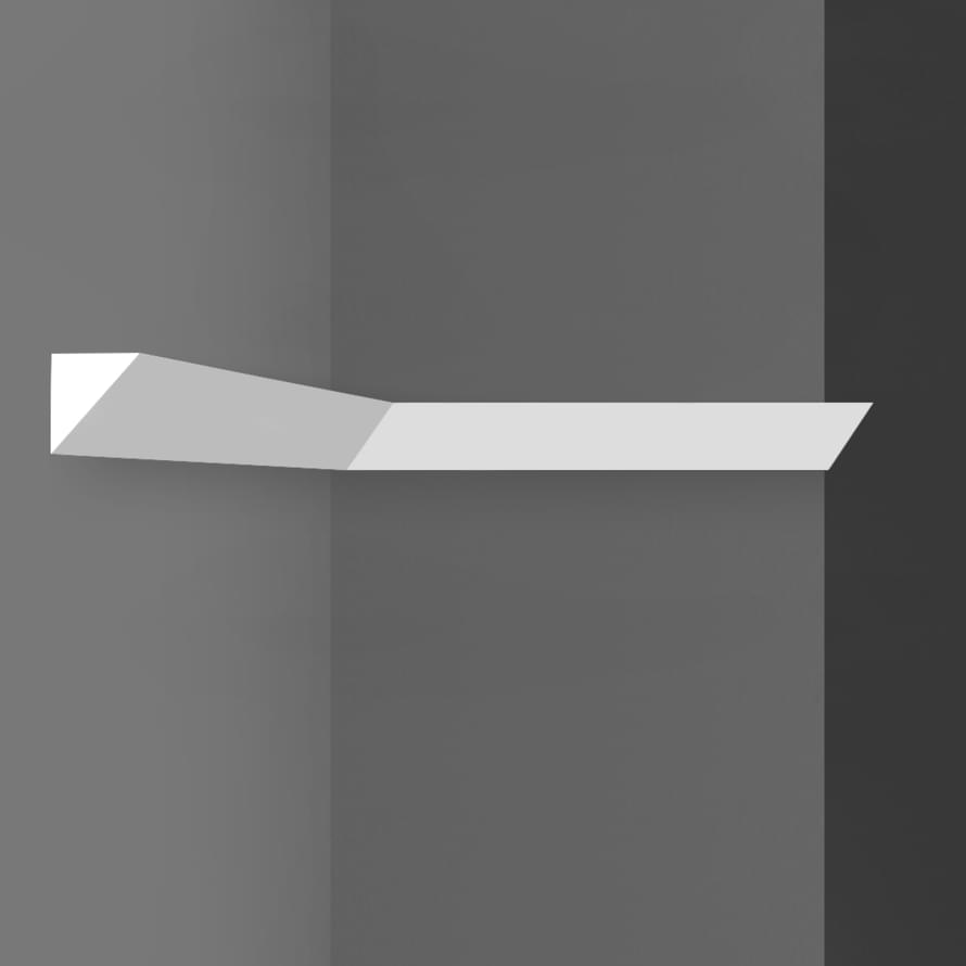 Decomaster Дюропрофиль Молдинг Гладкий D510 290x2 см поверхность матовая