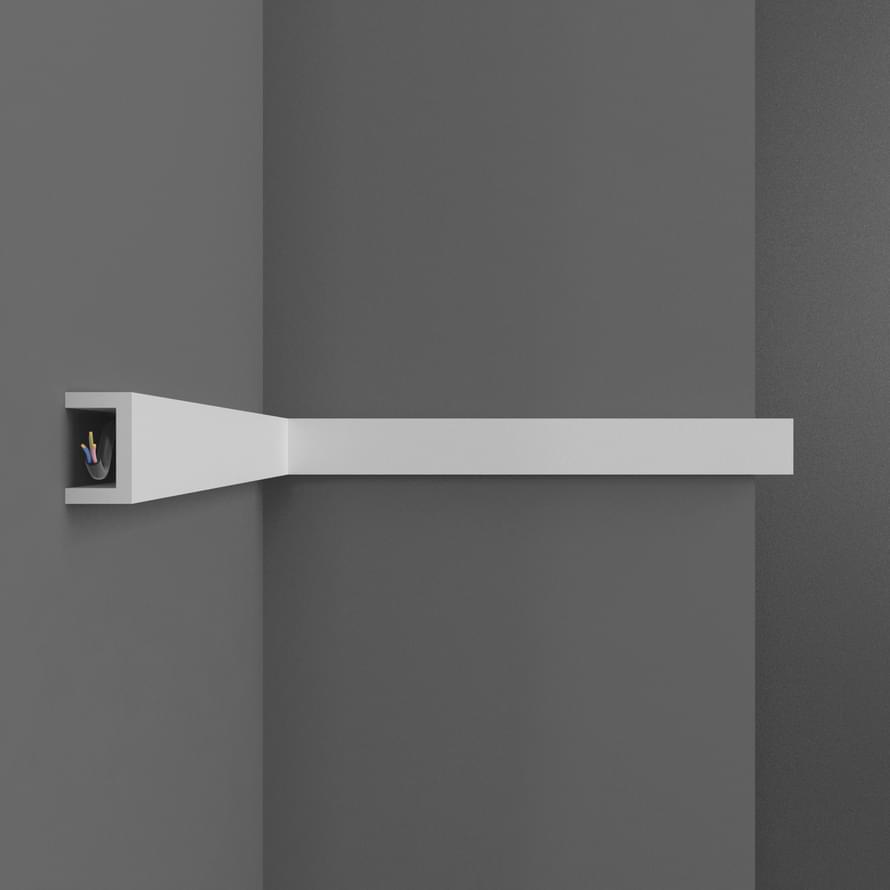 Decomaster Дюропрофиль Молдинг-Короб D181 200x3 см поверхность матовая