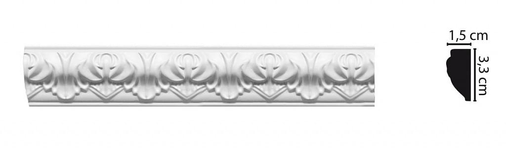 Decomaster Дюропрофиль Молдинг С Рисунком D101B 200x3.3 см поверхность матовая