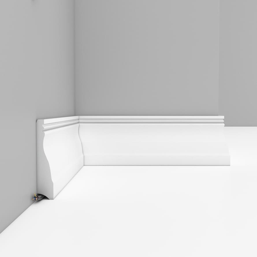 Плинтус Decomaster Дюропрофиль Плинтус Напольный D193 200x7 см поверхность матовая