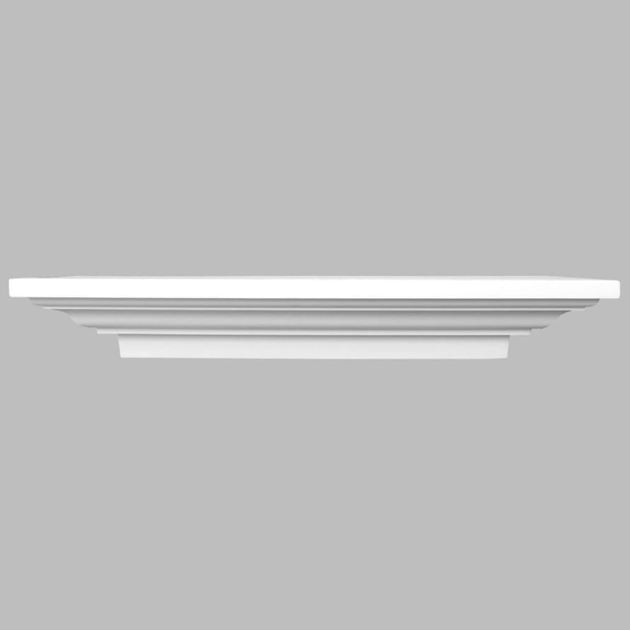 Decomaster Лепнина Из Полиуретана 68692 Полка Декоративная 20x69x1.18 см поверхность матовая