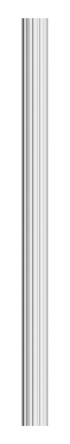 Decomaster Лепнина Из Полиуретана 90135H Полуколонна 240x13.5x0 см поверхность матовая