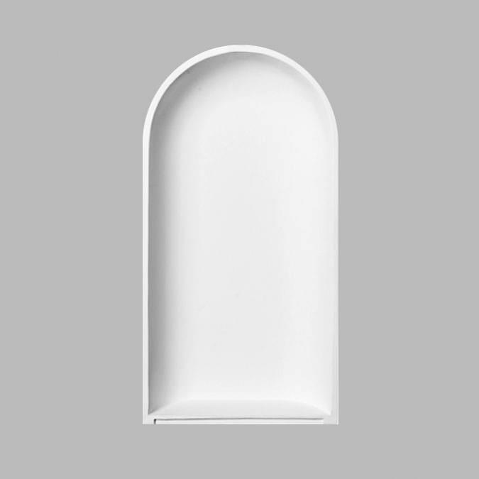 Decomaster Лепнина Из Полиуретана 91360 Ниша 10x60x3.15 см поверхность матовая