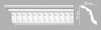 Плинтус Decomaster Лепнина Из Полиуретана 95028 Плинтус Потолочный 240x9x5 см поверхность матовая