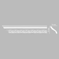 Плинтус Decomaster Лепнина Из Полиуретана 95615 Плинтус Потолочный 240x7x7 см поверхность матовая