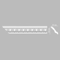 Плинтус Decomaster Лепнина Из Полиуретана 95617 Плинтус Потолочный 240x8.5x8.2 см поверхность матовая