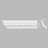 Плинтус Decomaster Лепнина Из Полиуретана 95647 Плинтус Потолочный 240x11.4x8 см поверхность матовая