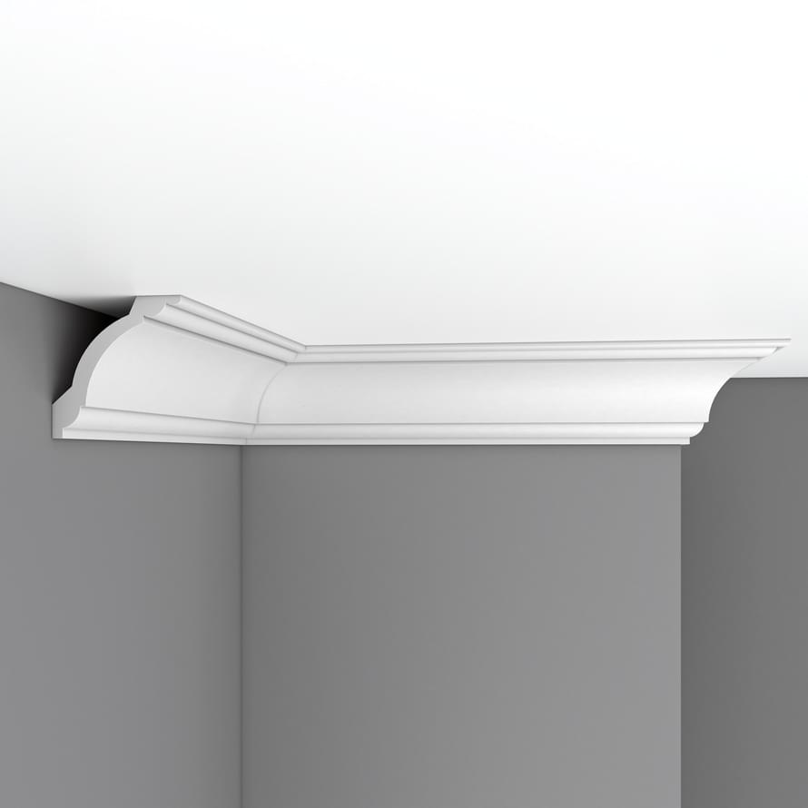 Плинтус Decomaster Лепнина Из Полиуретана 96620 Плинтус Потолочный 240x8x8.4 см поверхность матовая